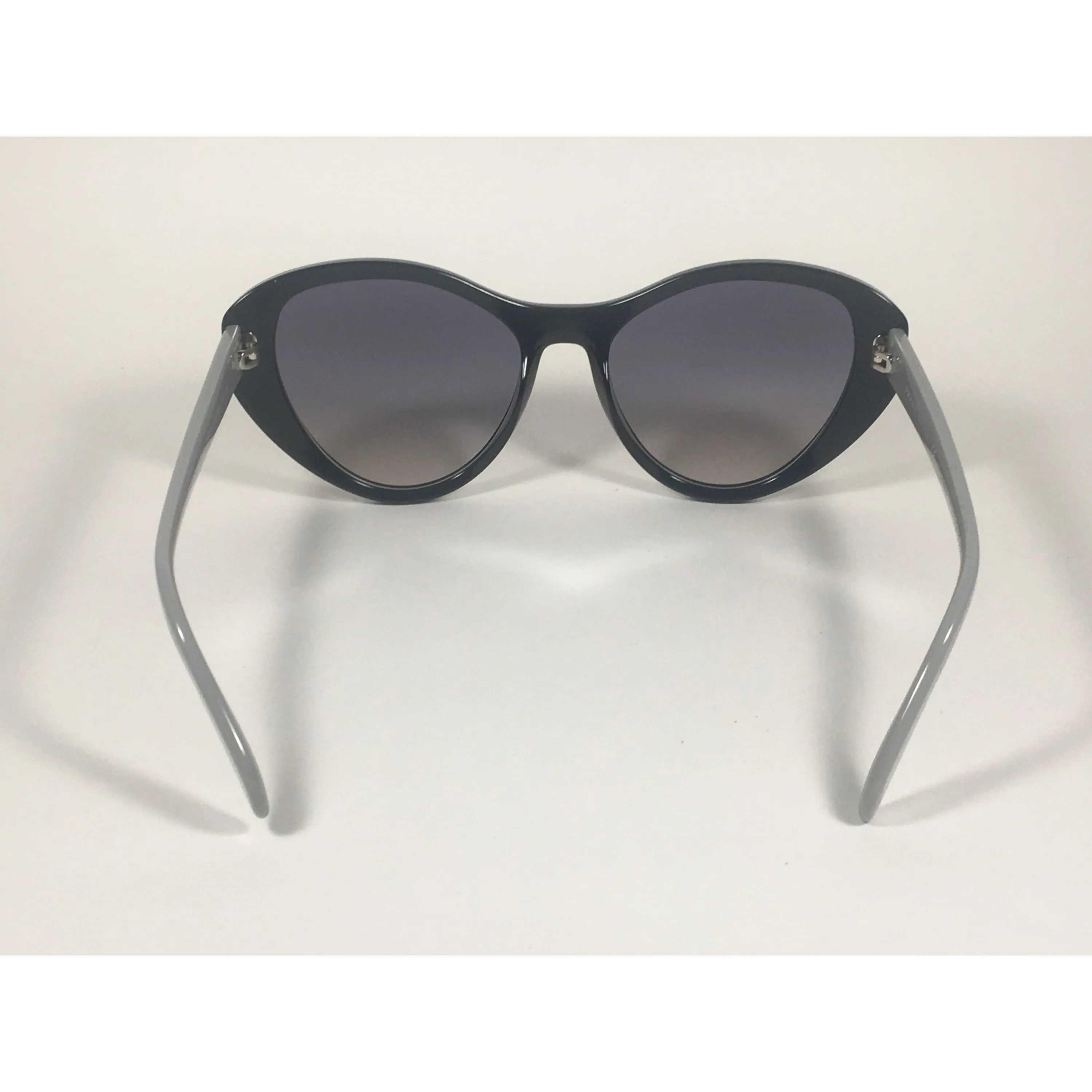 Prada Tapestry Sunglasses Gray Black Blue Gradient Lens SPR14U LDM-5R0
