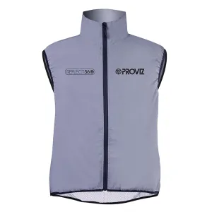 Proviz Reflect360 Cycling Gilet Vest Reflective Grey