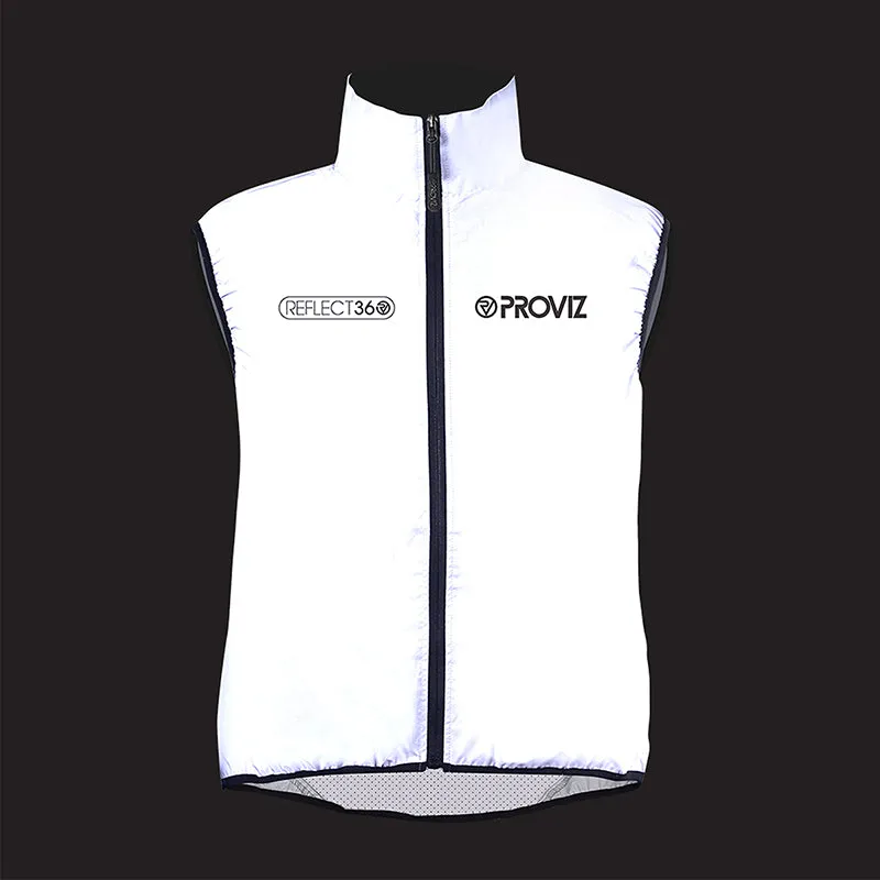 Proviz Reflect360 Cycling Gilet Vest Reflective Grey
