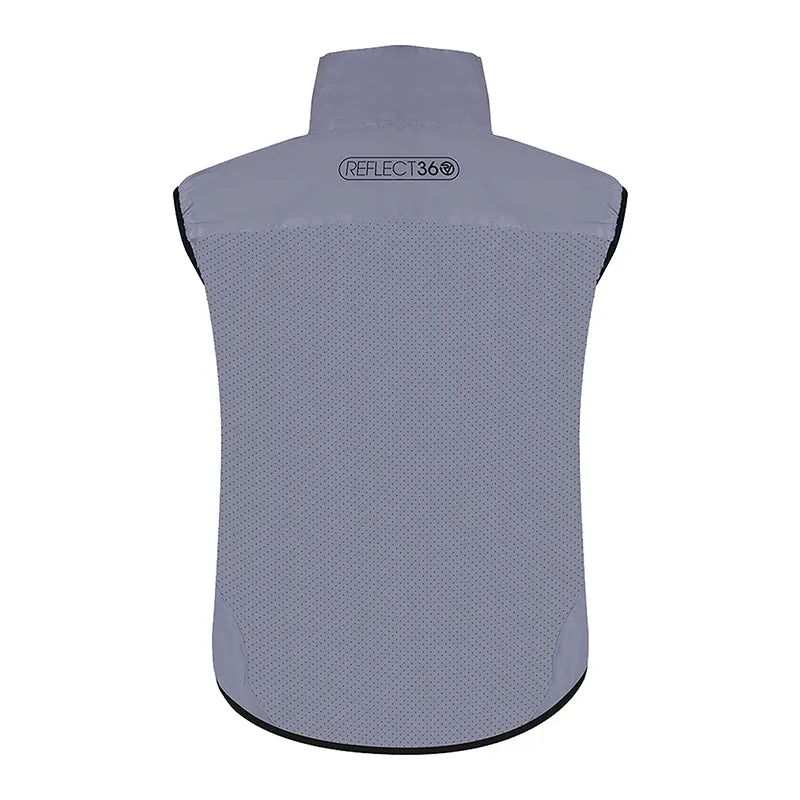 Proviz Reflect360 Cycling Gilet Vest Reflective Grey