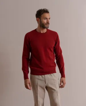 Pure Cashmere Sweater - Brick Red