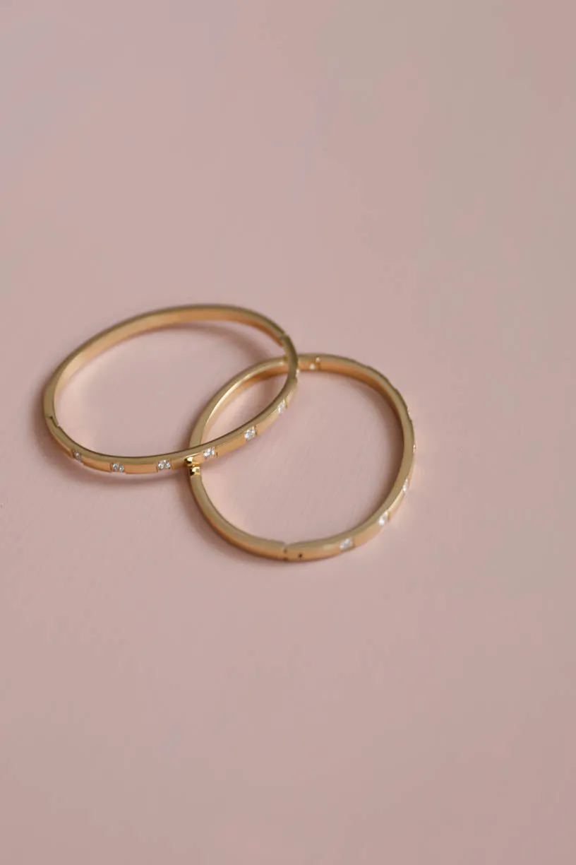 RAE: 18k Gold Plated Diamond Bracelets