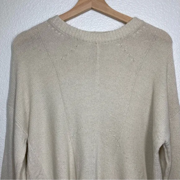 RAILS Joanna Wool &amp; Cashmere Sweater Medium Cream Crew Neck Minimalist