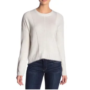 RAILS Joanna Wool &amp; Cashmere Sweater Medium Cream Crew Neck Minimalist