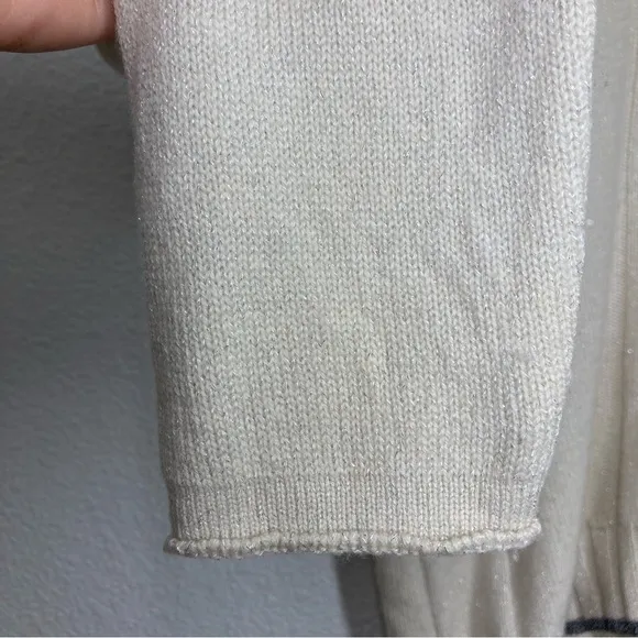 RAILS Joanna Wool &amp; Cashmere Sweater Medium Cream Crew Neck Minimalist