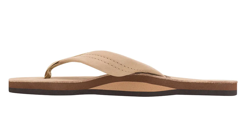 Rainbow Single Layer Sierra Brown Premier Leather with 1" Strap