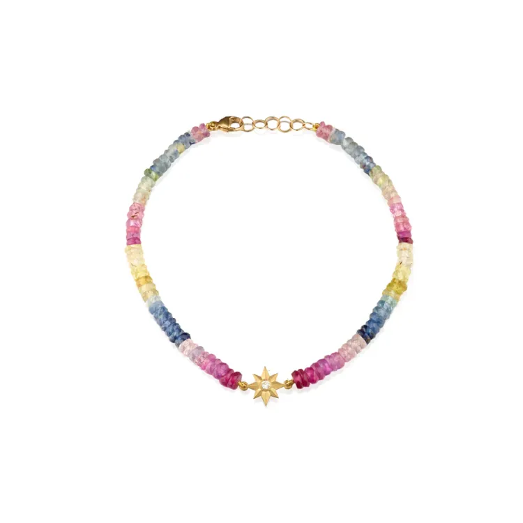 Rainbow Star Bracelet