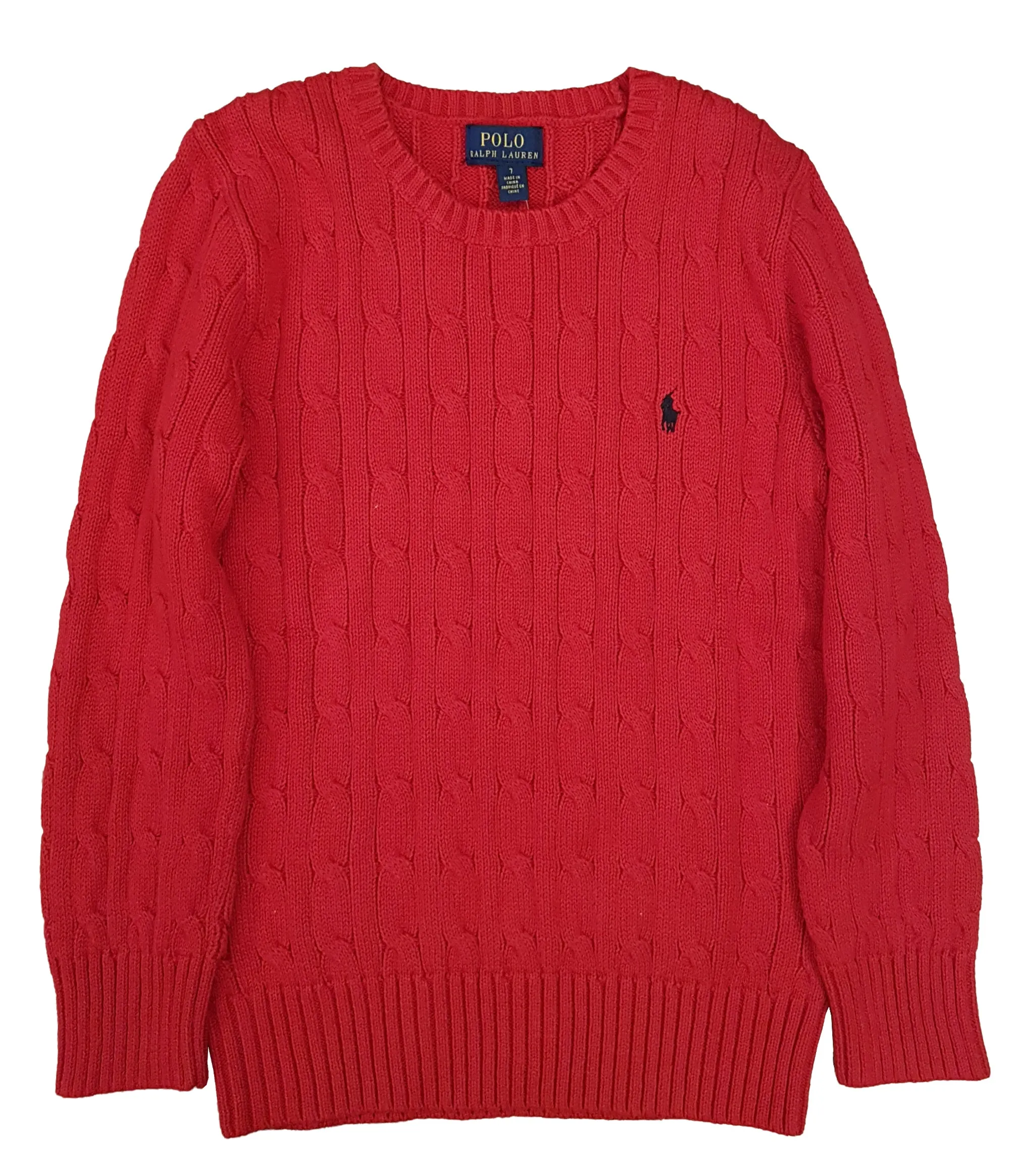 Ralph Lauren Cable-Knit Cotton Sweater