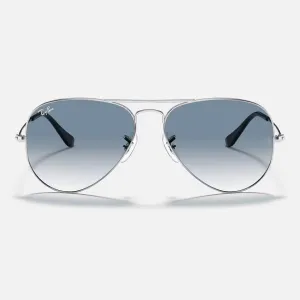 Ray Ban Aviator Gradient-silver/blue