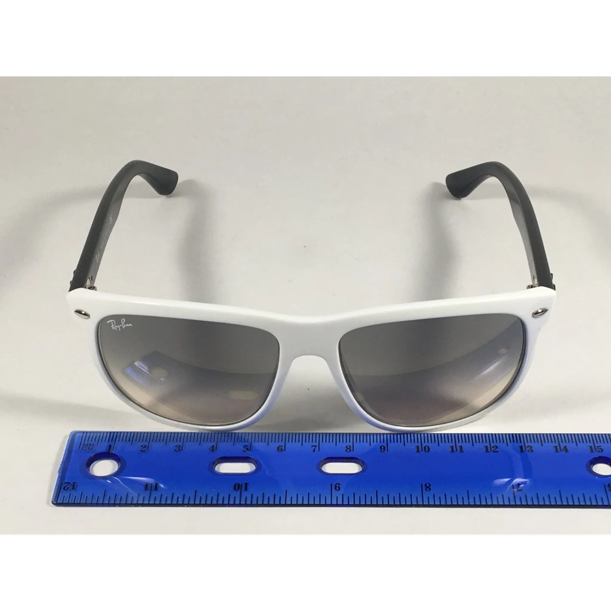 Ray-Ban Highstreet Sunglasses Two Tone Black White Gray Gradient Lens RB4147 722/32 56mm