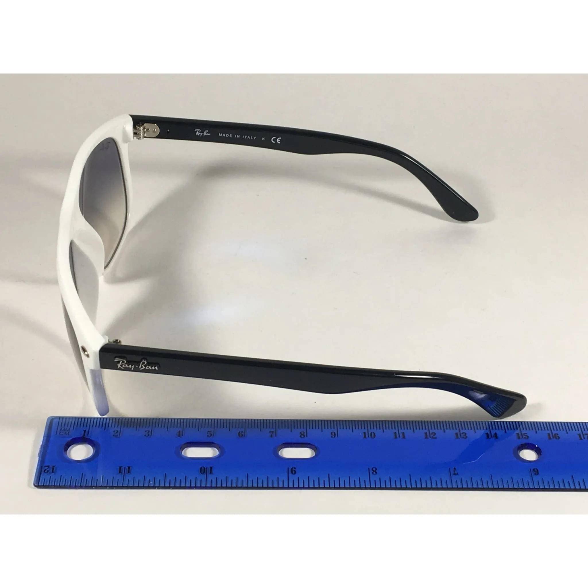 Ray-Ban Highstreet Sunglasses Two Tone Black White Gray Gradient Lens RB4147 722/32 56mm