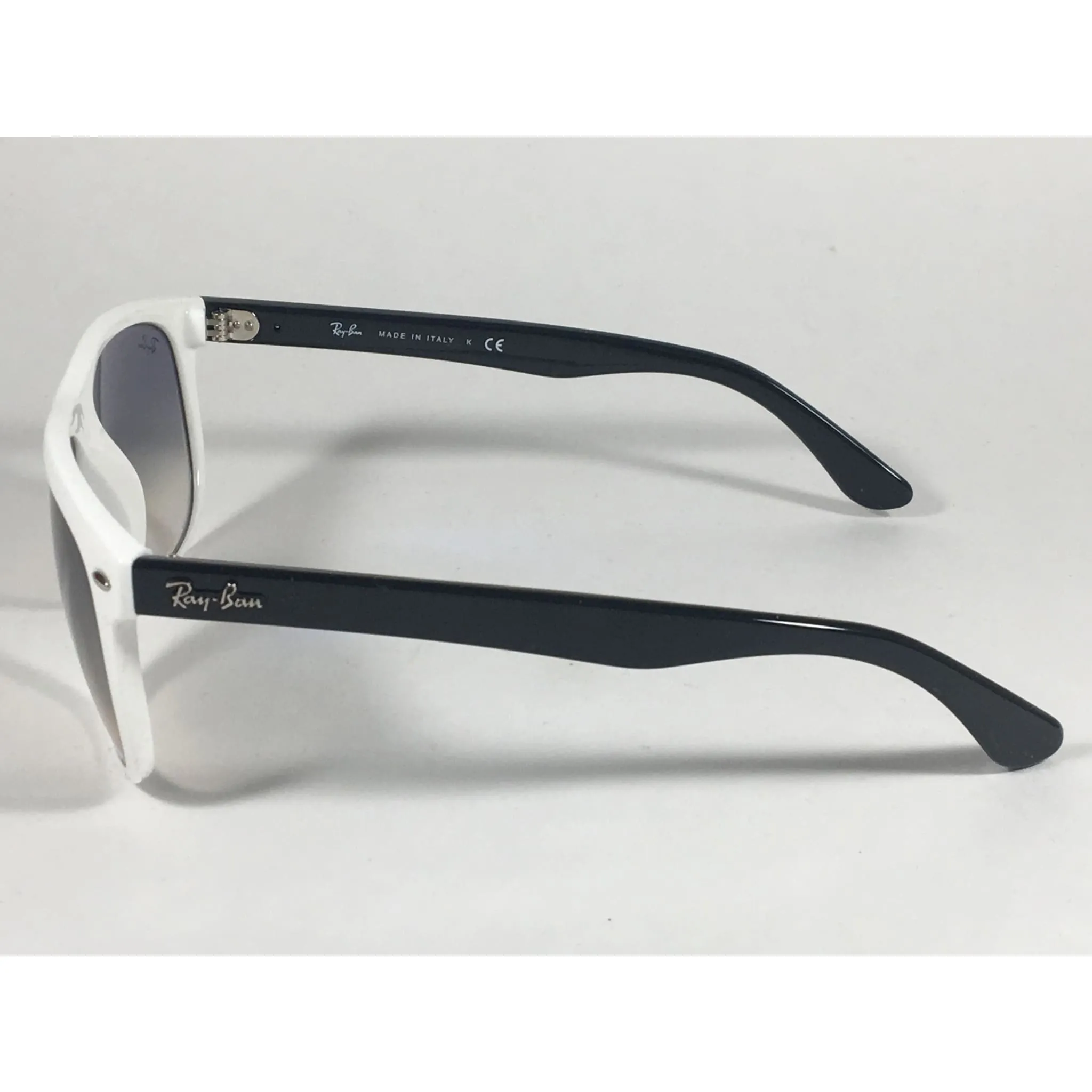 Ray-Ban Highstreet Sunglasses Two Tone Black White Gray Gradient Lens RB4147 722/32 56mm