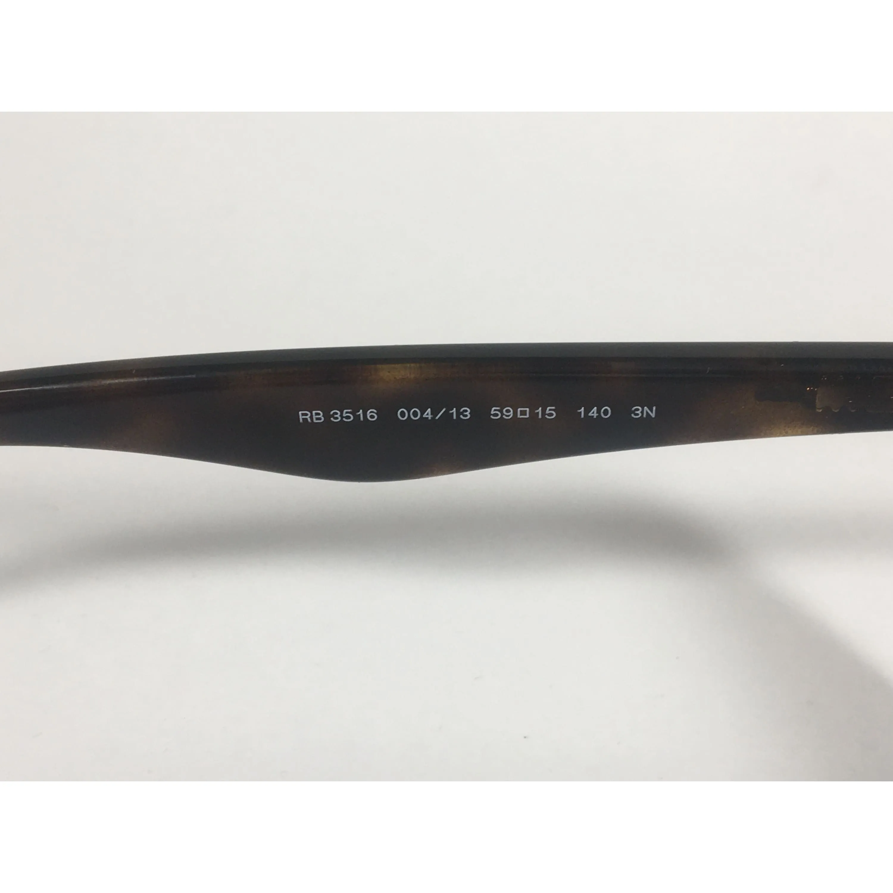 Ray-Ban Navigator Sunglasses Gunmetal Brown Gradient Rectangle Lens RB3516 004/13