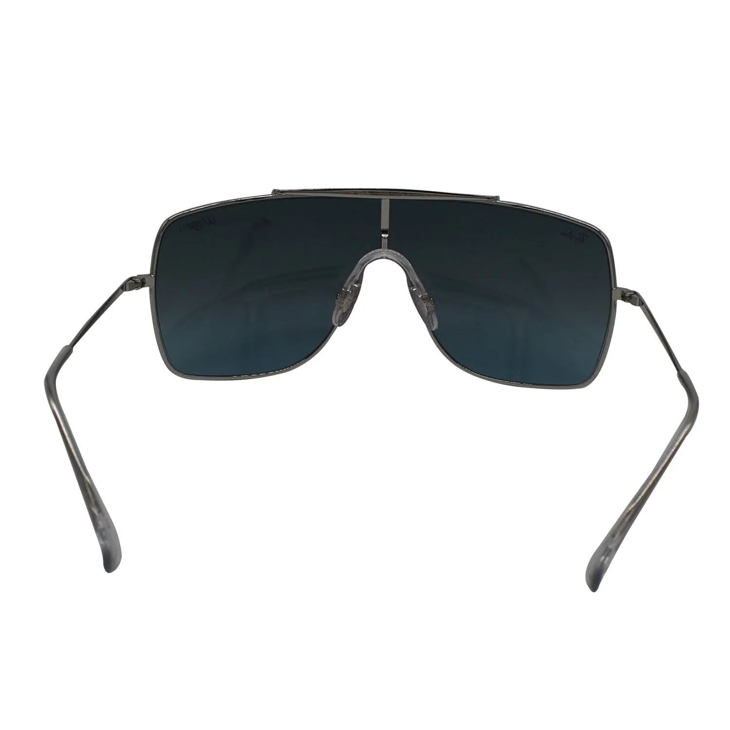 RAY-BAN RB3697 003/Y0 Wings II Sunglasses Light Blue/Silver Mirror Gradient Lens