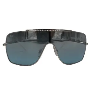 RAY-BAN RB3697 003/Y0 Wings II Sunglasses Light Blue/Silver Mirror Gradient Lens