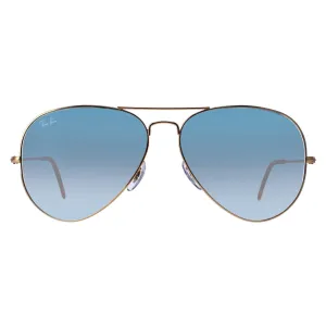 Ray-Ban Sunglasses Aviator 3025 001/3F Gold Blue 58mm