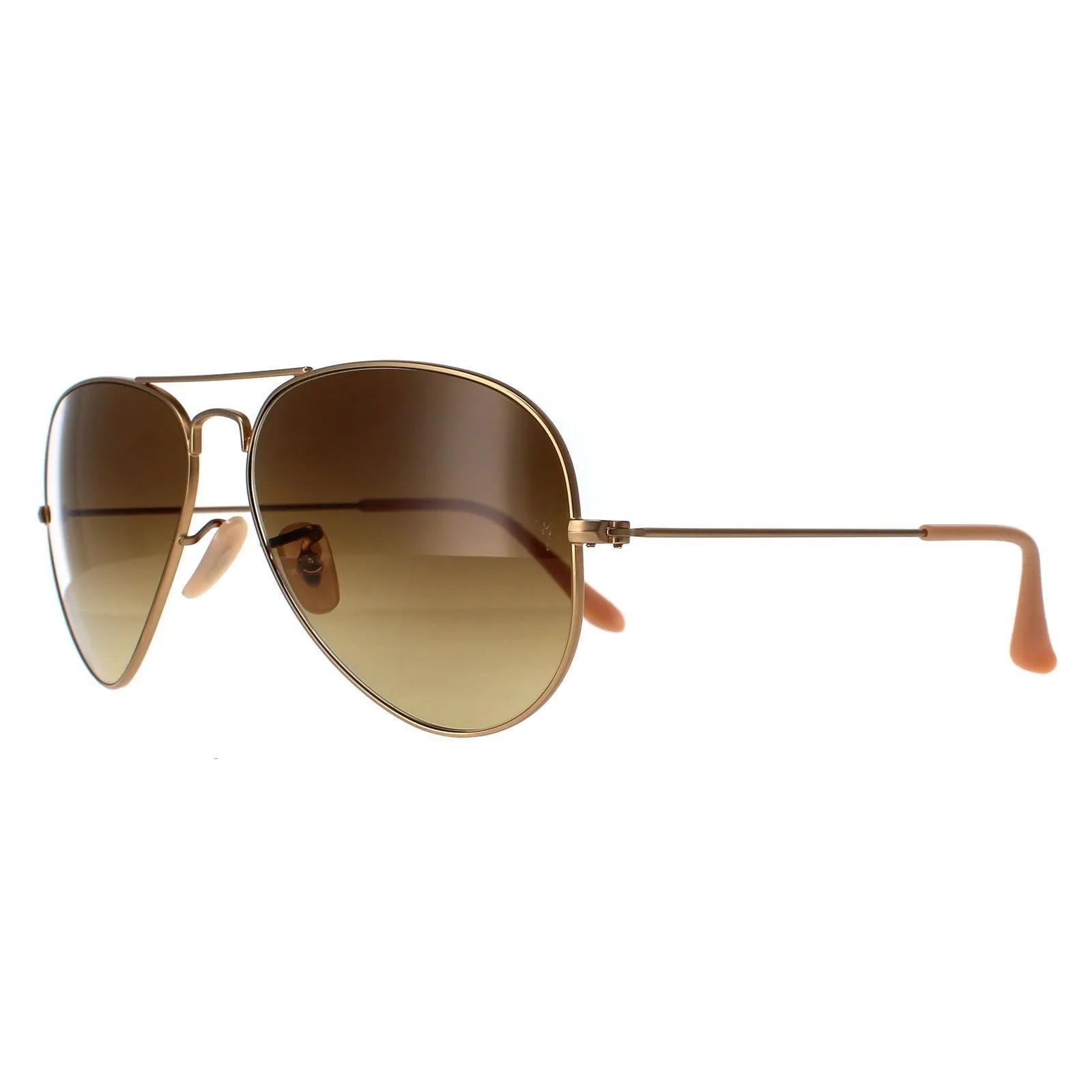 Ray-Ban Sunglasses Aviator 3025 112/85 Matt Gold Brown Gradient