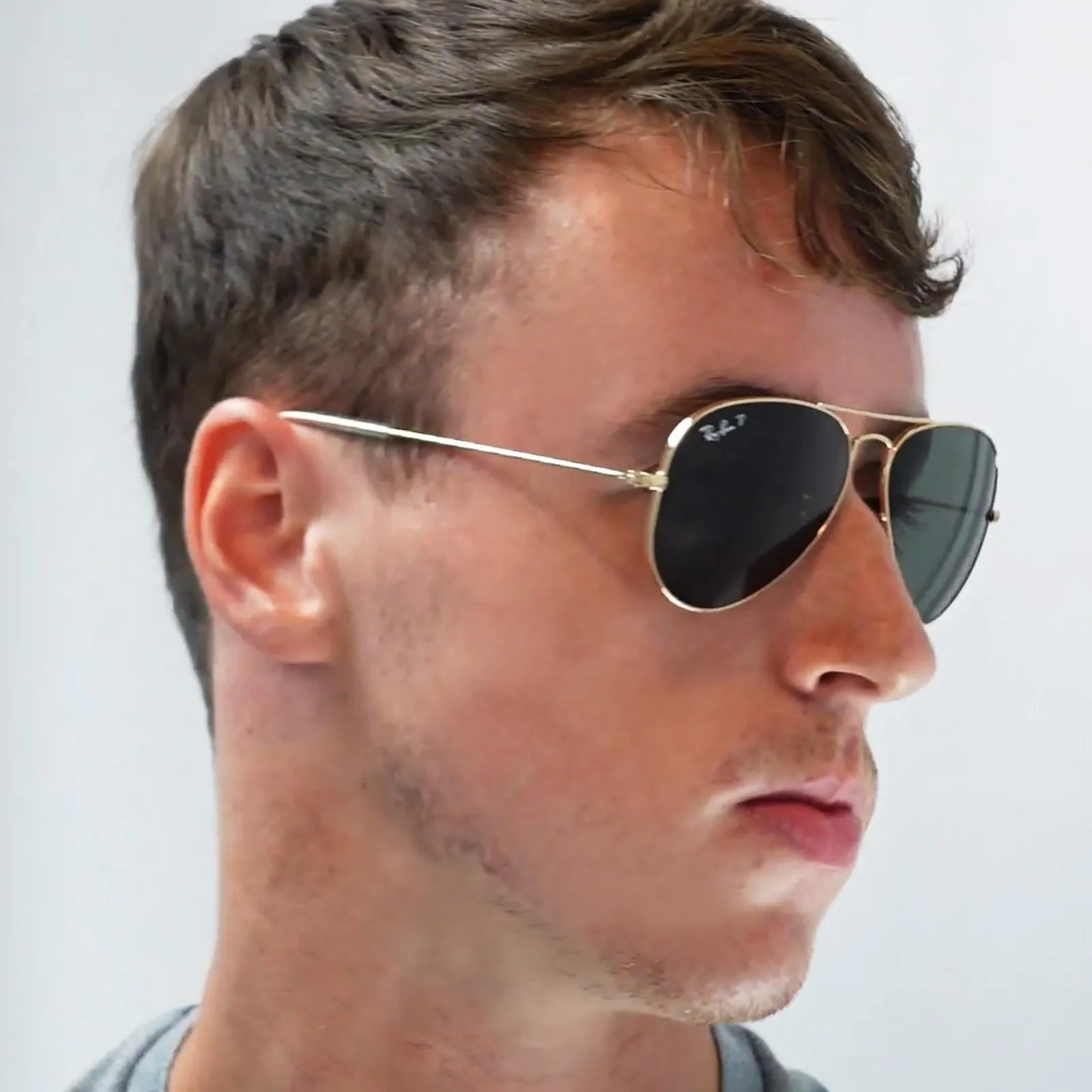 Ray-Ban Sunglasses Aviator RB3025 004/51 Gunmetal Brown Gradient Medium 58mm