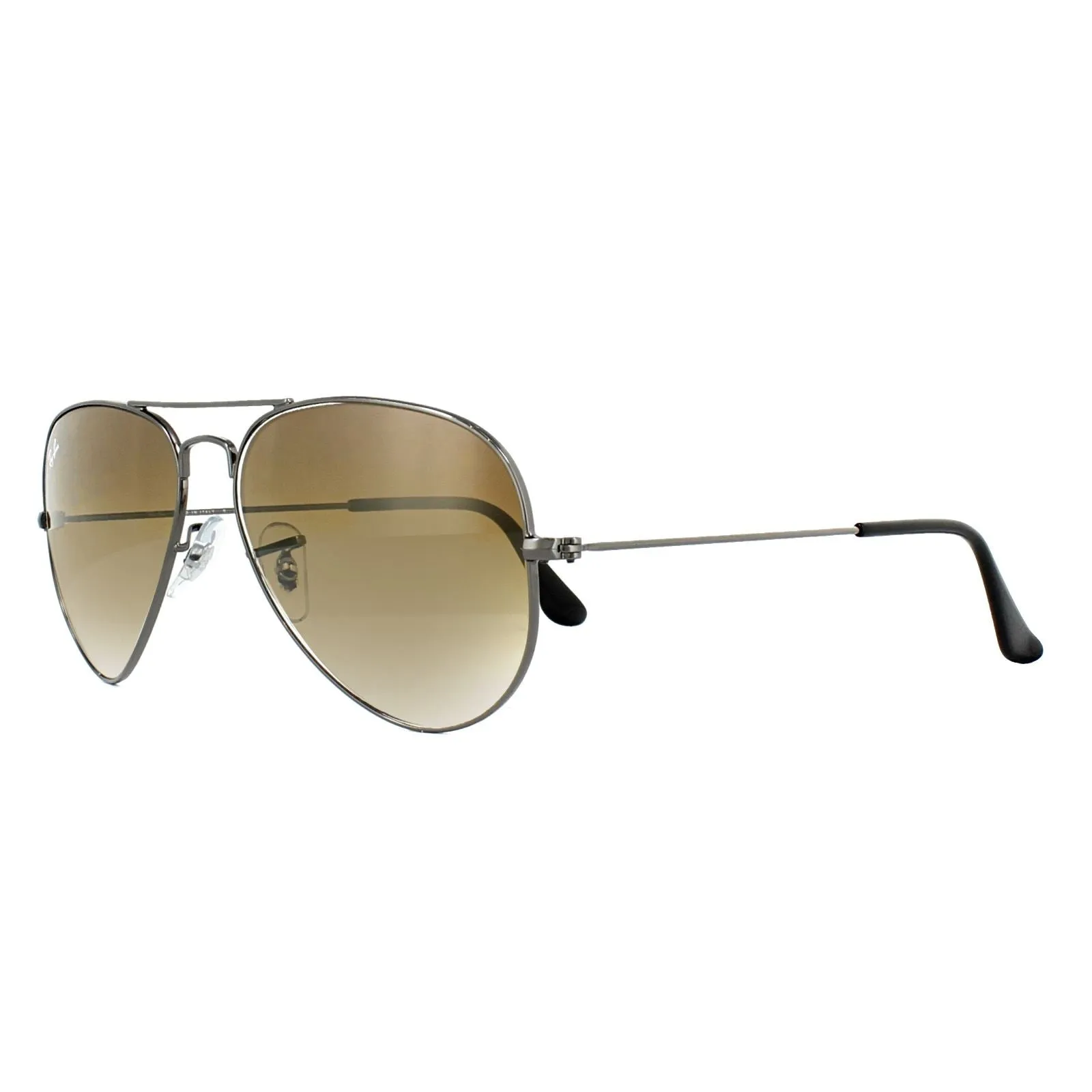 Ray-Ban Sunglasses Aviator RB3025 004/51 Gunmetal Brown Gradient Medium 58mm