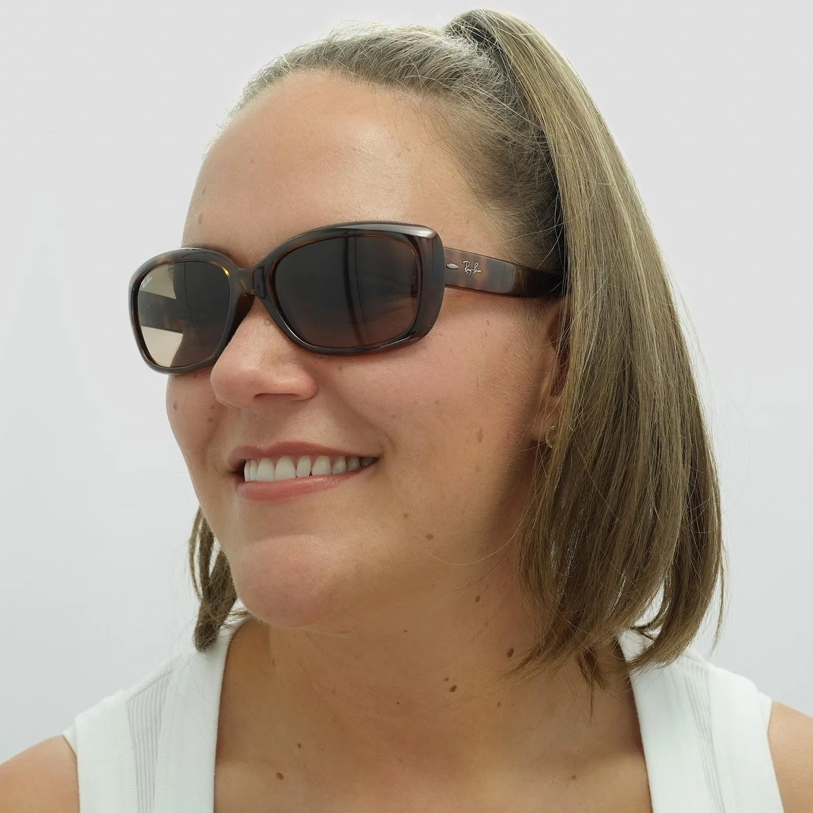 Ray-Ban Sunglasses Jackie Ohh RB4101  642/43 Havana  Light Brown Black Gradient