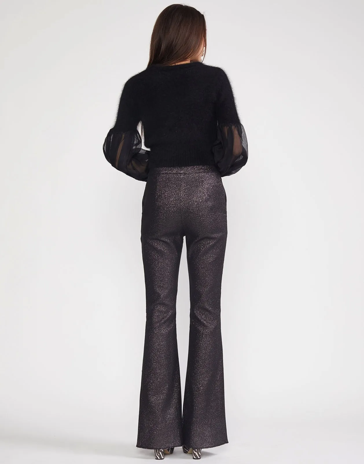 Rayna Shimmer Flare Pant