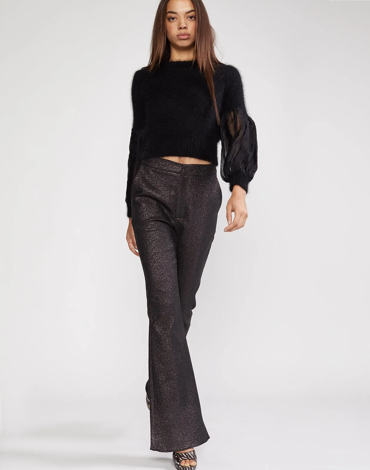 Rayna Shimmer Flare Pant