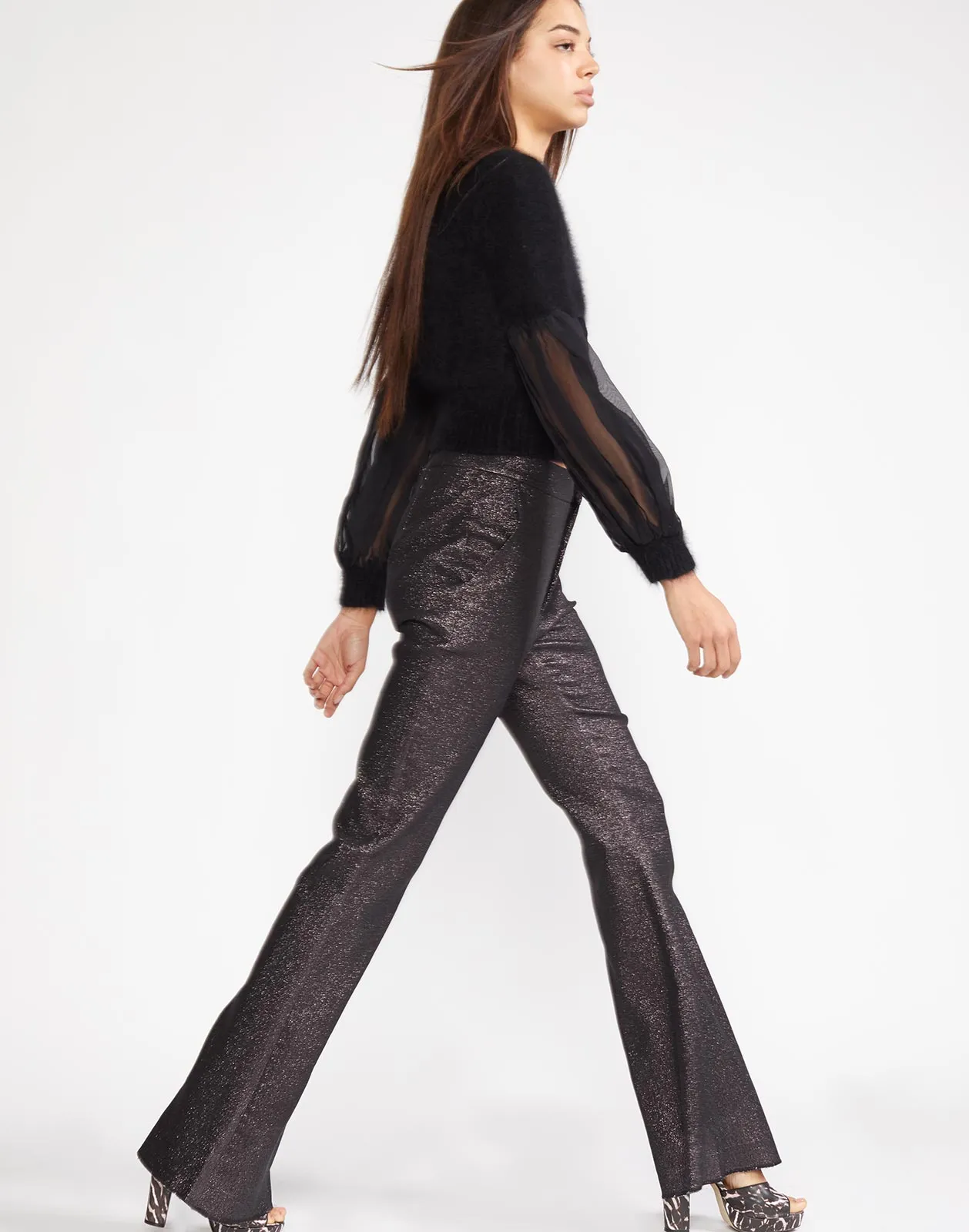 Rayna Shimmer Flare Pant