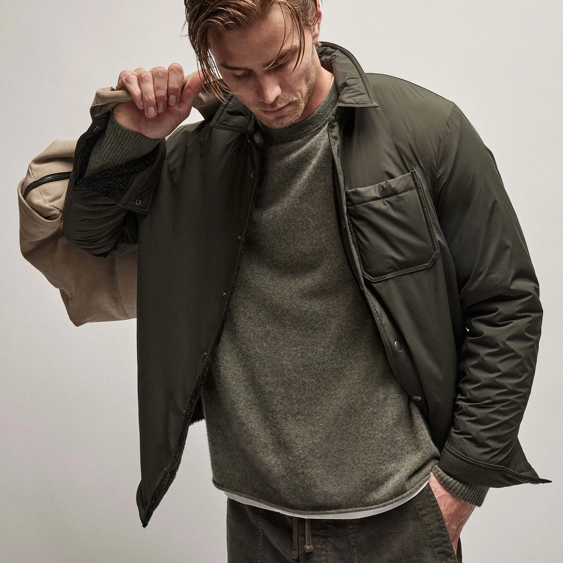 Recycled Cashmere Raglan - Highland