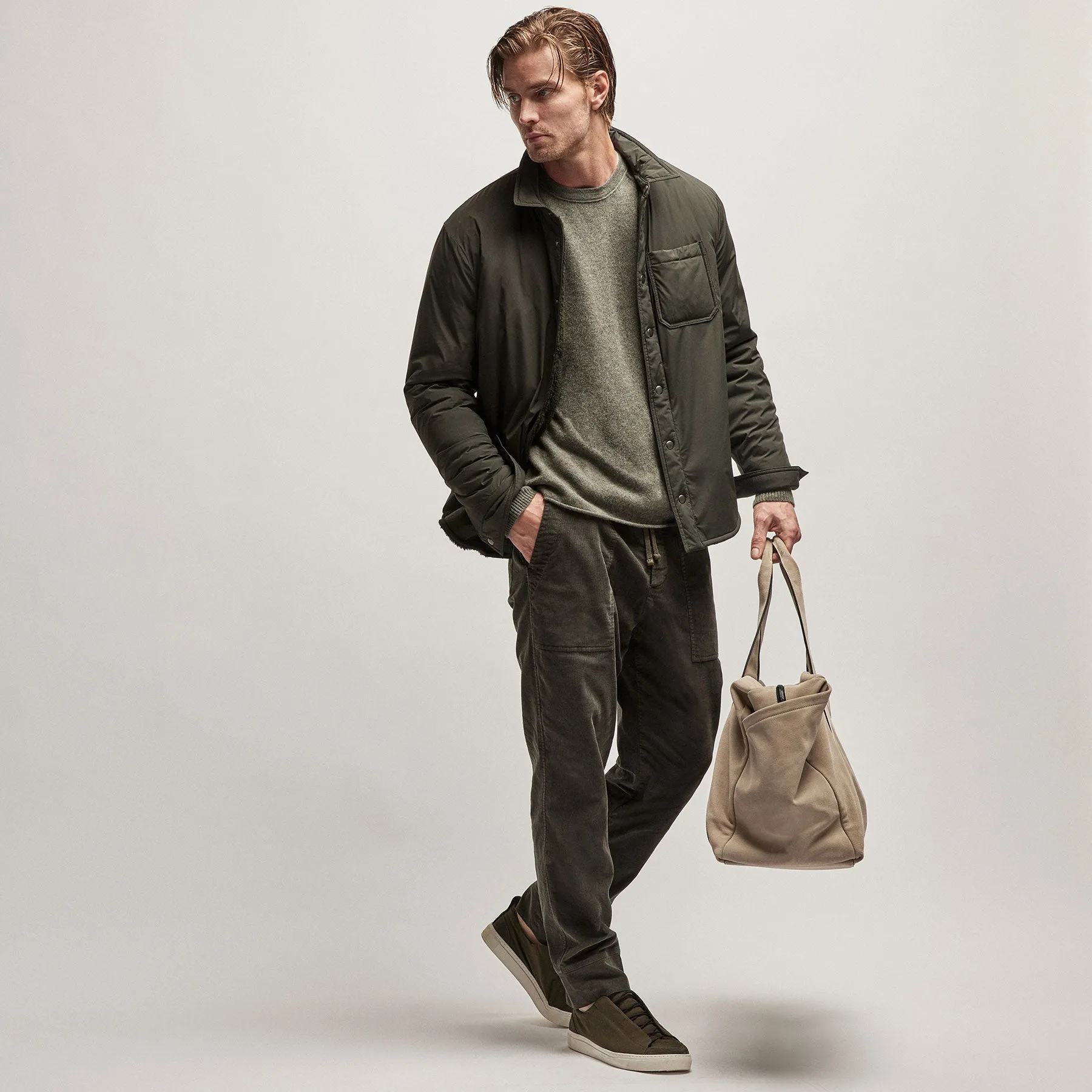 Recycled Cashmere Raglan - Highland
