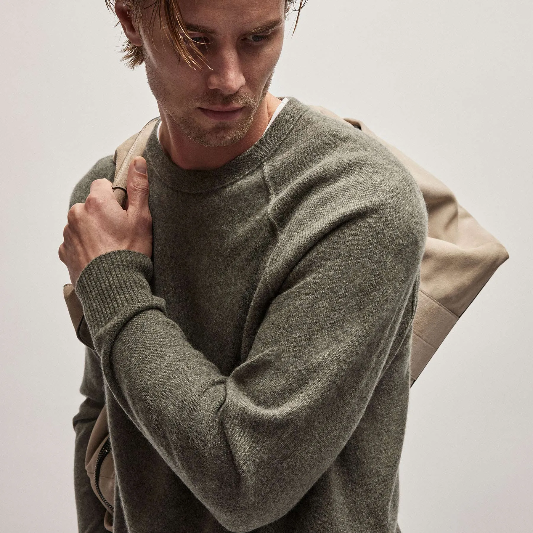 Recycled Cashmere Raglan - Highland