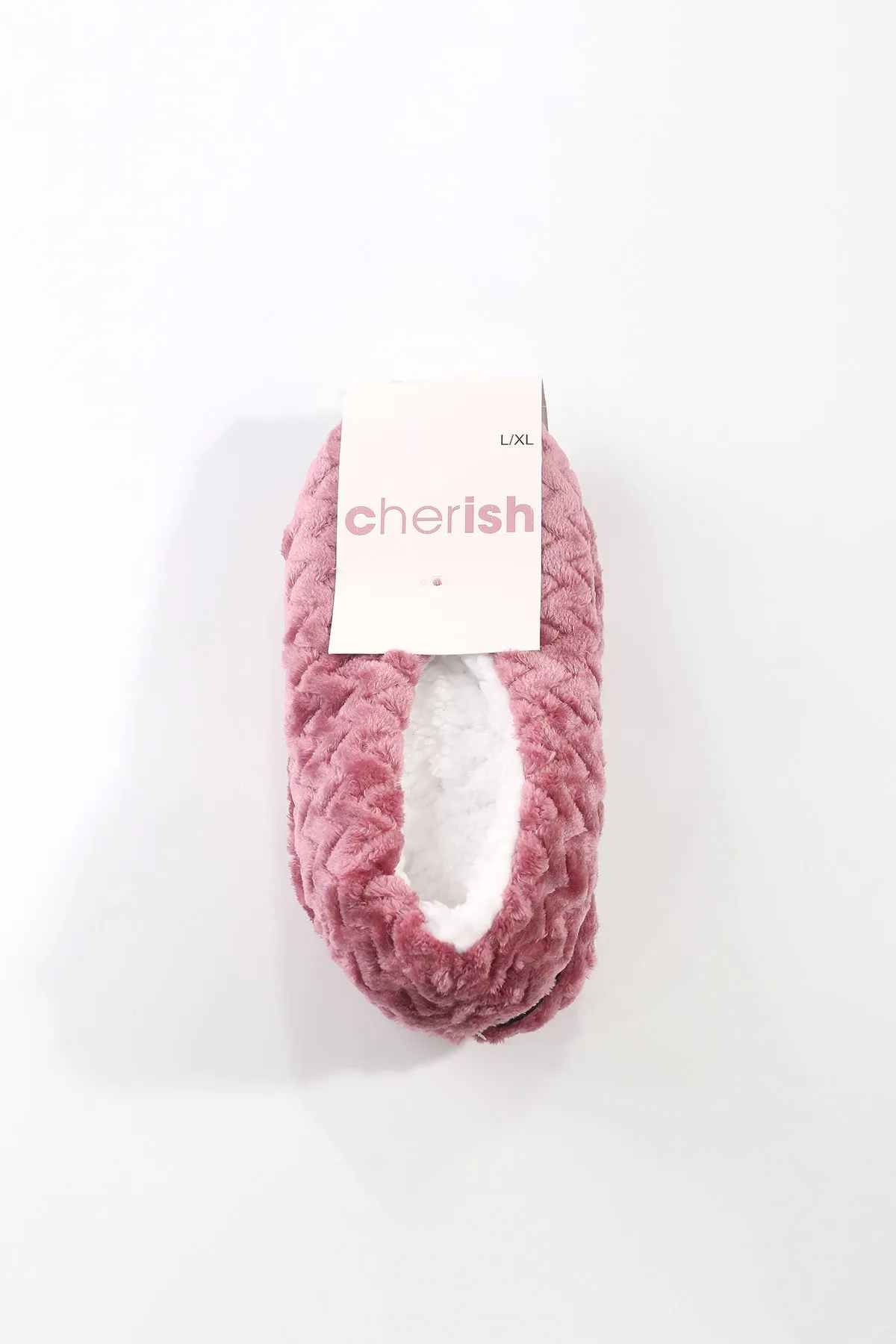 Red Velvet Slipper Socks
