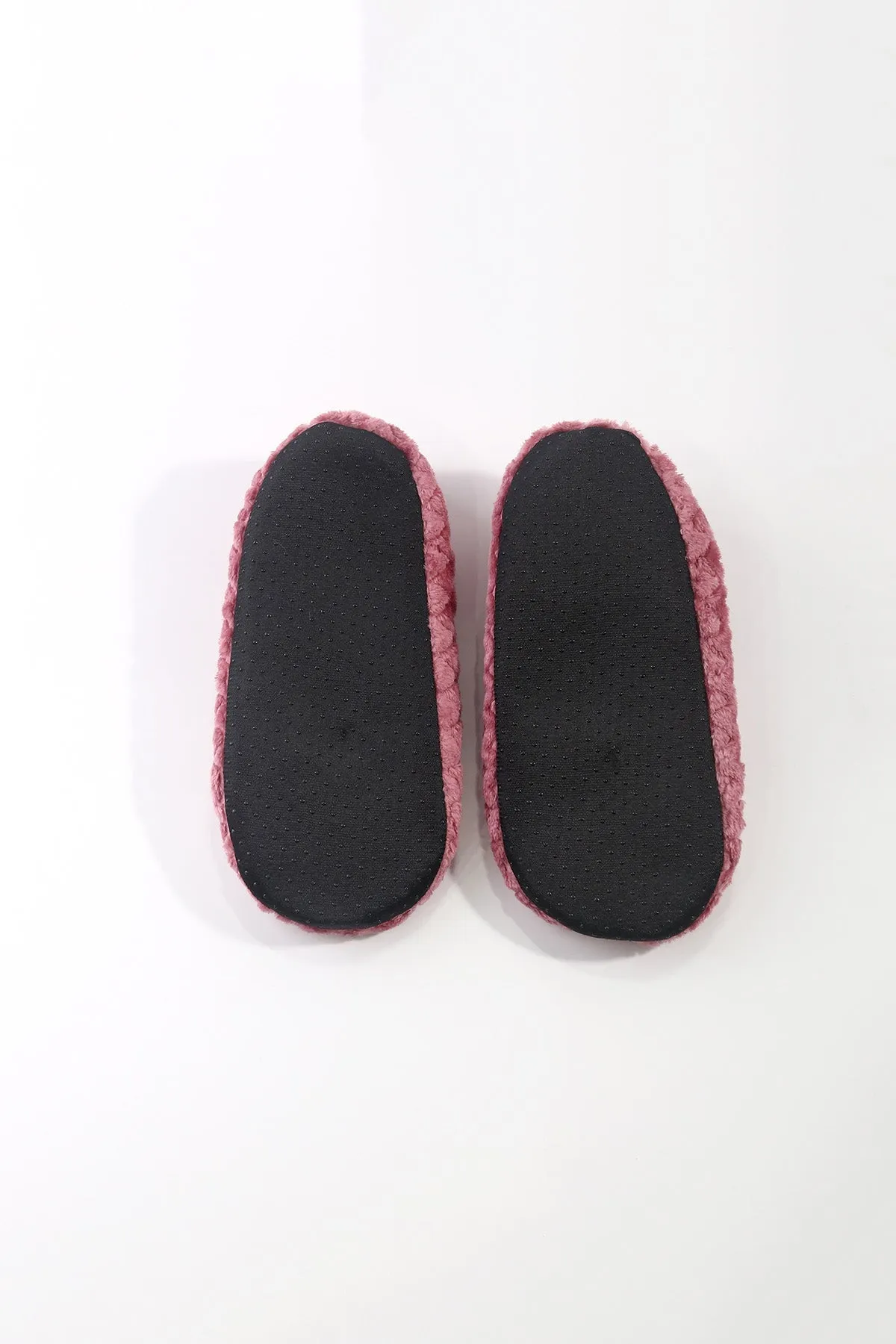 Red Velvet Slipper Socks