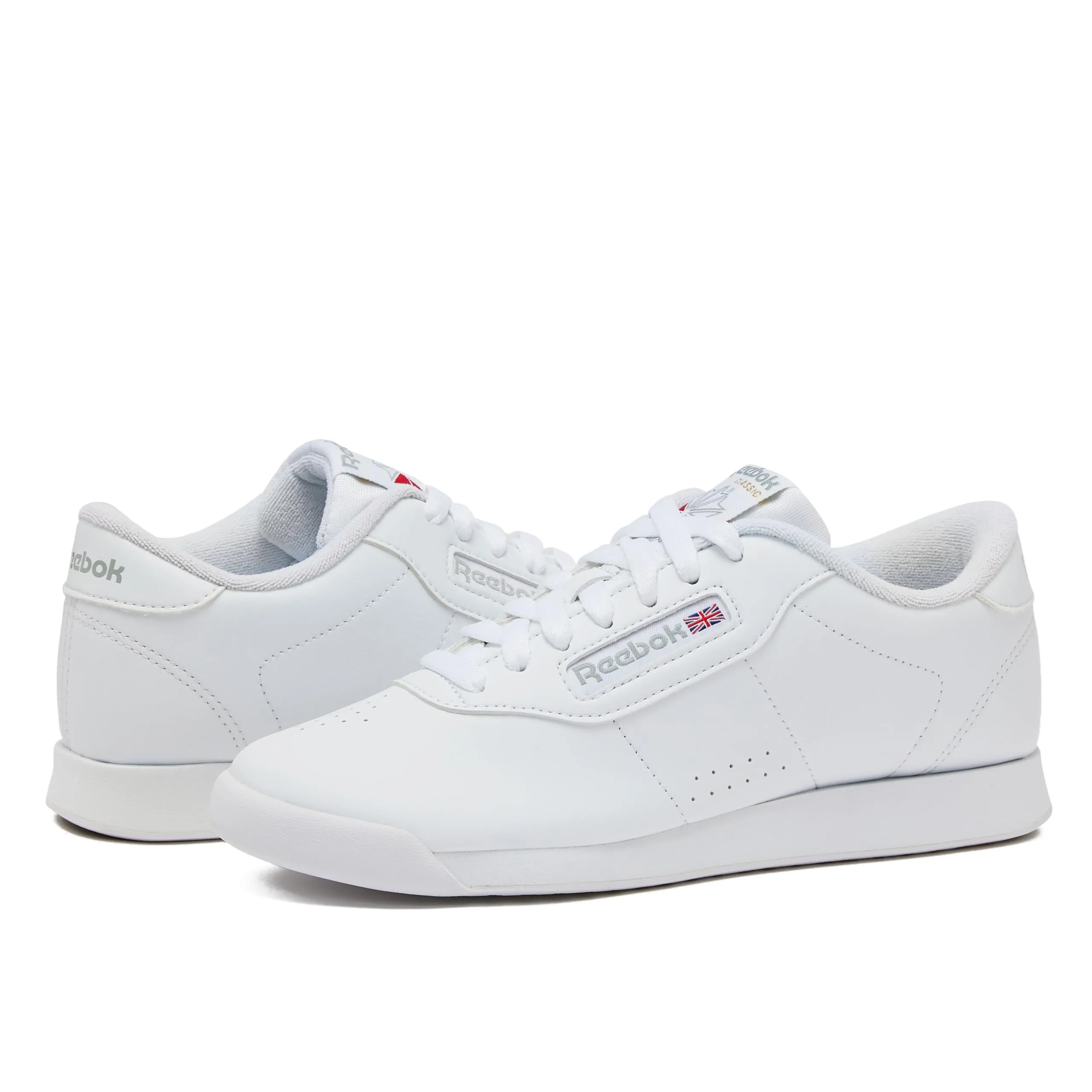 Reebok womens Princess Running Shoe, White/Gum, 7 US