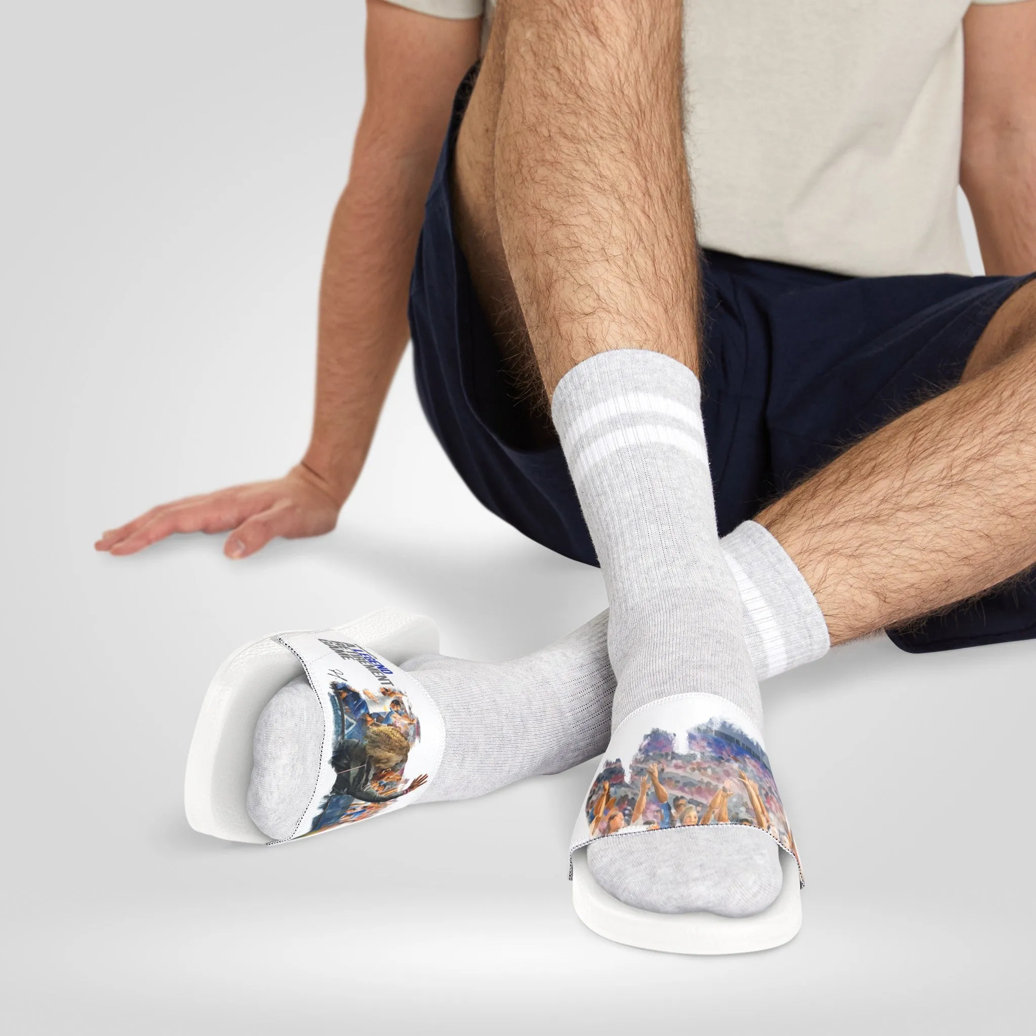 Removable-Strap Sandals - Inspired by "A Legend Retirement Game" Iconic Scene