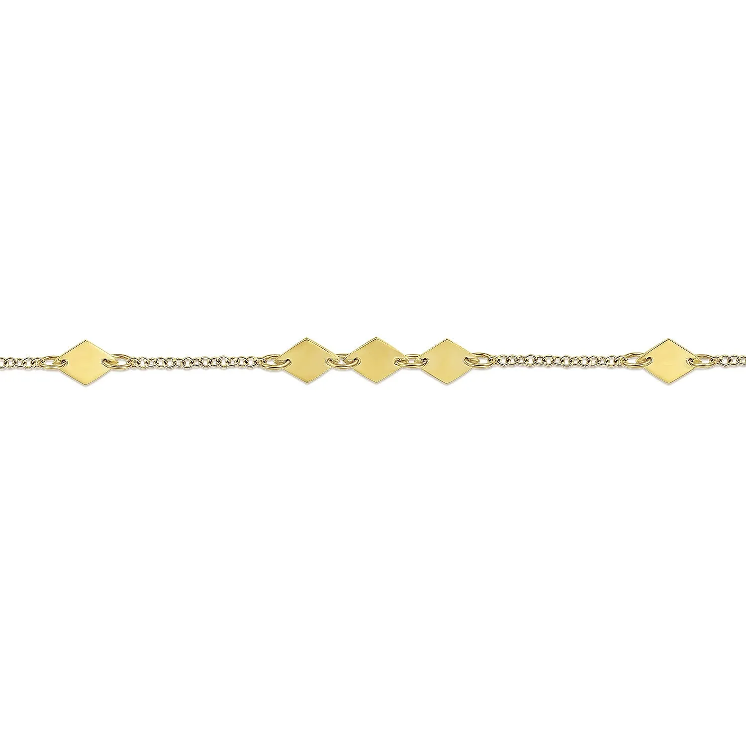 Rhombus Chain Link Bracelet