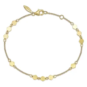 Rhombus Chain Link Bracelet