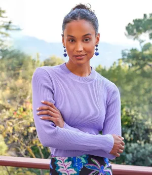Ribbed Crewneck Sweater