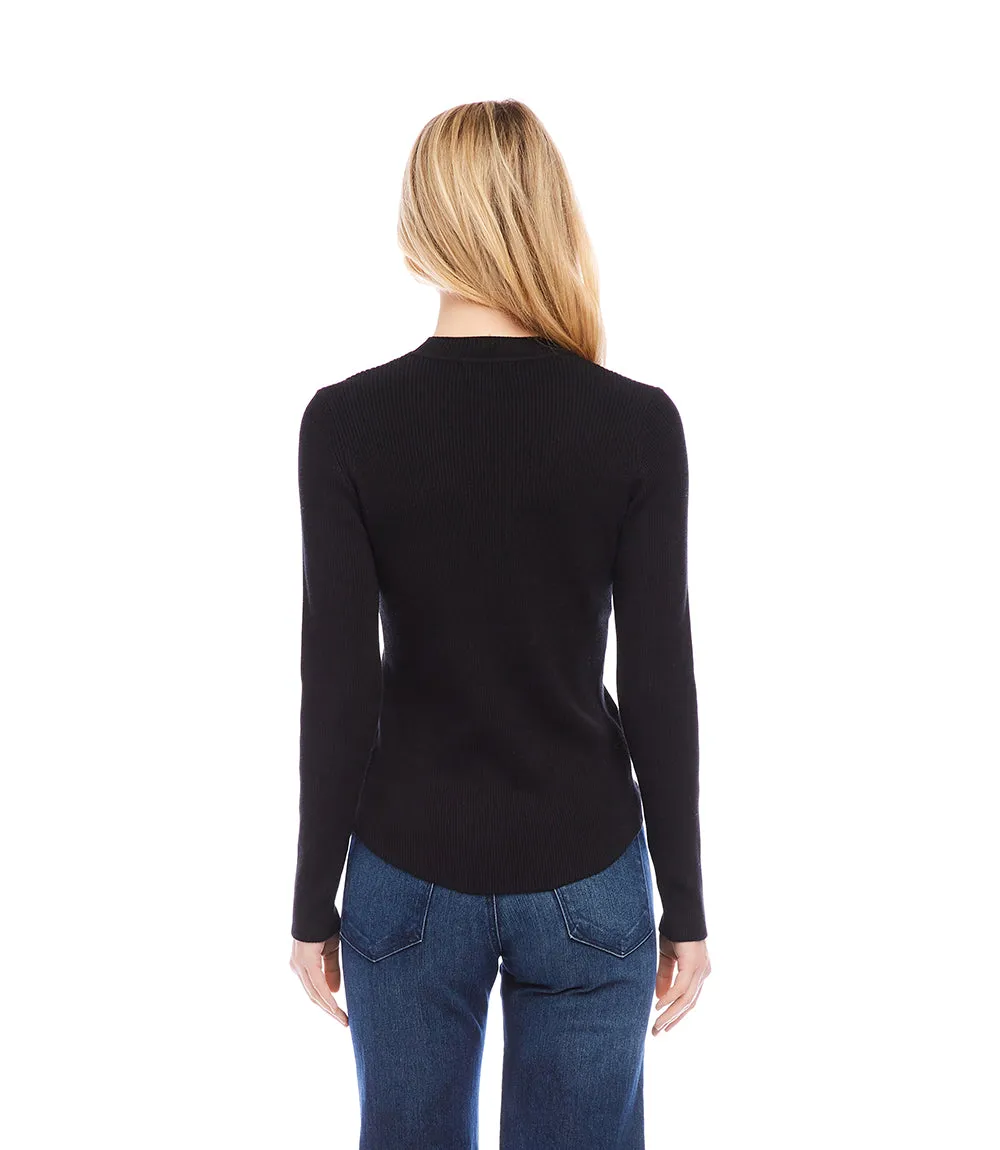 Ribbed Crewneck Sweater