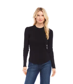 Ribbed Crewneck Sweater