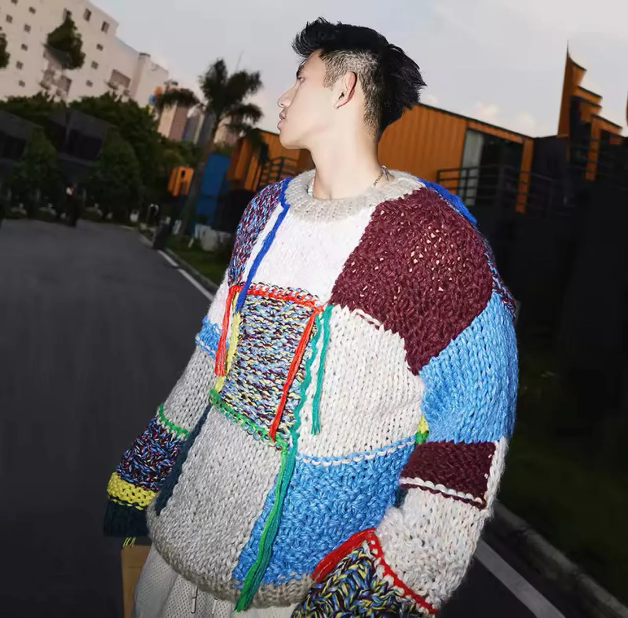 Richiee's Soft Chunky Cable Knit Wool Sweater - OVERSIZED FIT