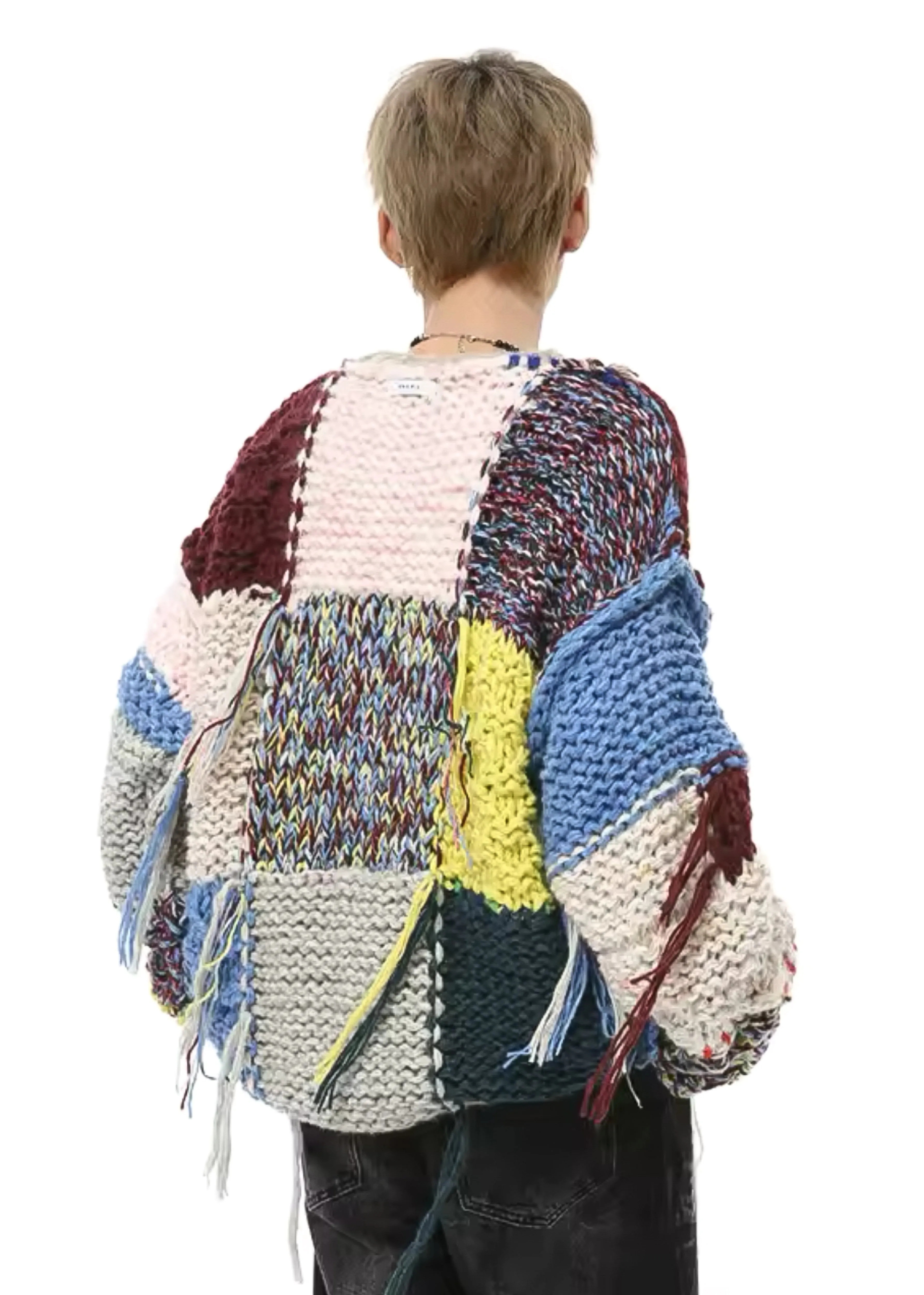 Richiee's Soft Chunky Cable Knit Wool Sweater - OVERSIZED FIT