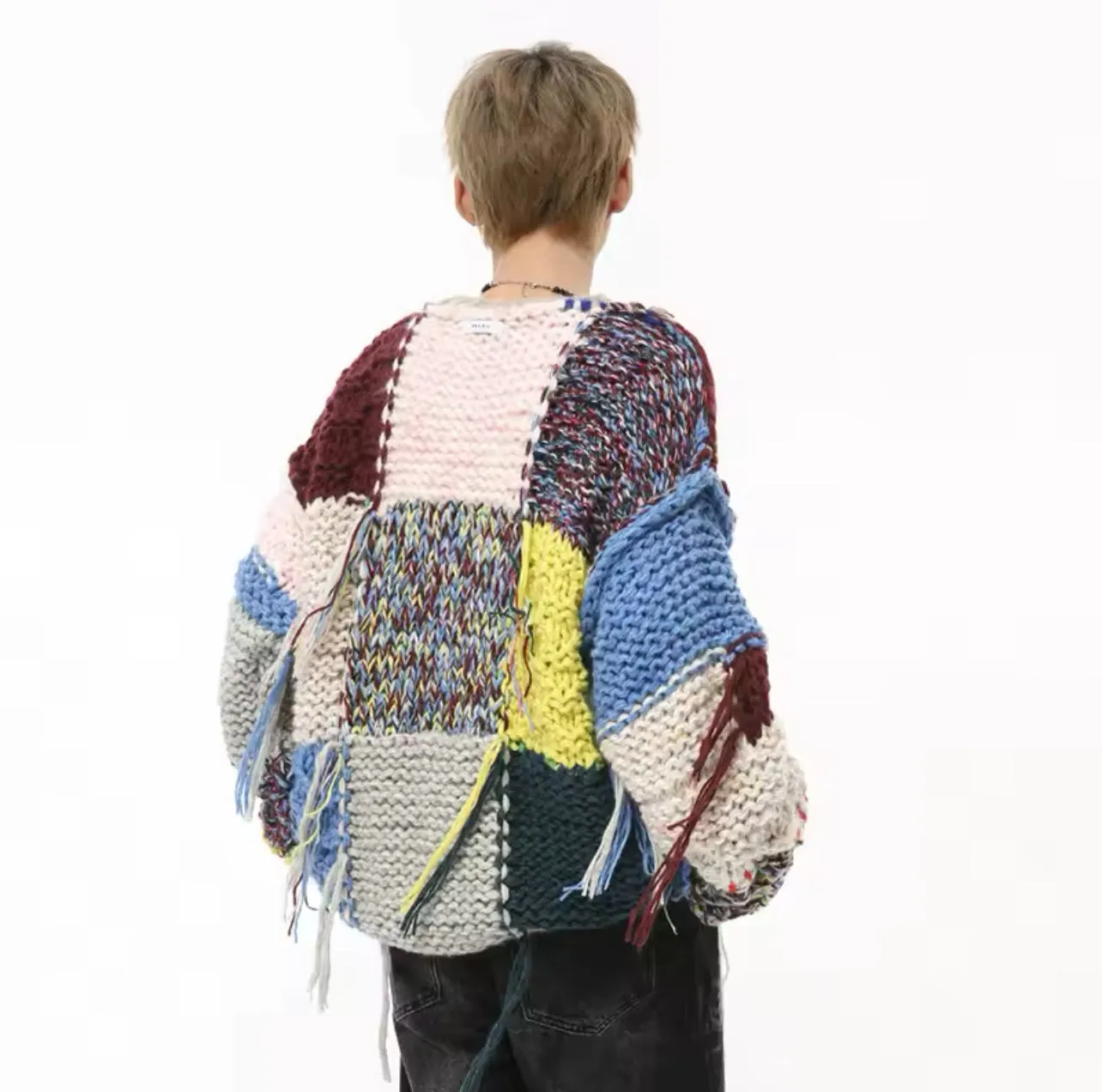 Richiee's Soft Chunky Cable Knit Wool Sweater - OVERSIZED FIT