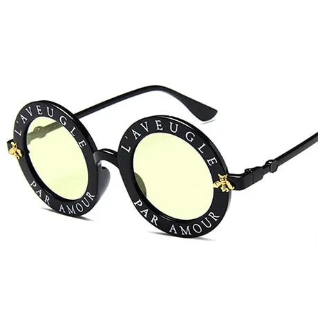 RILIXES Newest Retro Round Sunglasses Women Brand Designer Vintage Gradient Shades Sun Glasses UV400 Oculos Feminino Lentes