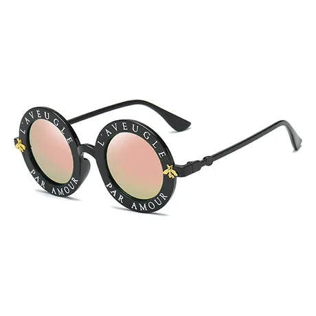 RILIXES Newest Retro Round Sunglasses Women Brand Designer Vintage Gradient Shades Sun Glasses UV400 Oculos Feminino Lentes