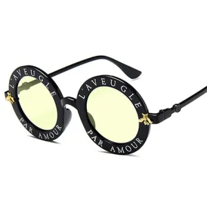 RILIXES Newest Retro Round Sunglasses Women Brand Designer Vintage Gradient Shades Sun Glasses UV400 Oculos Feminino Lentes