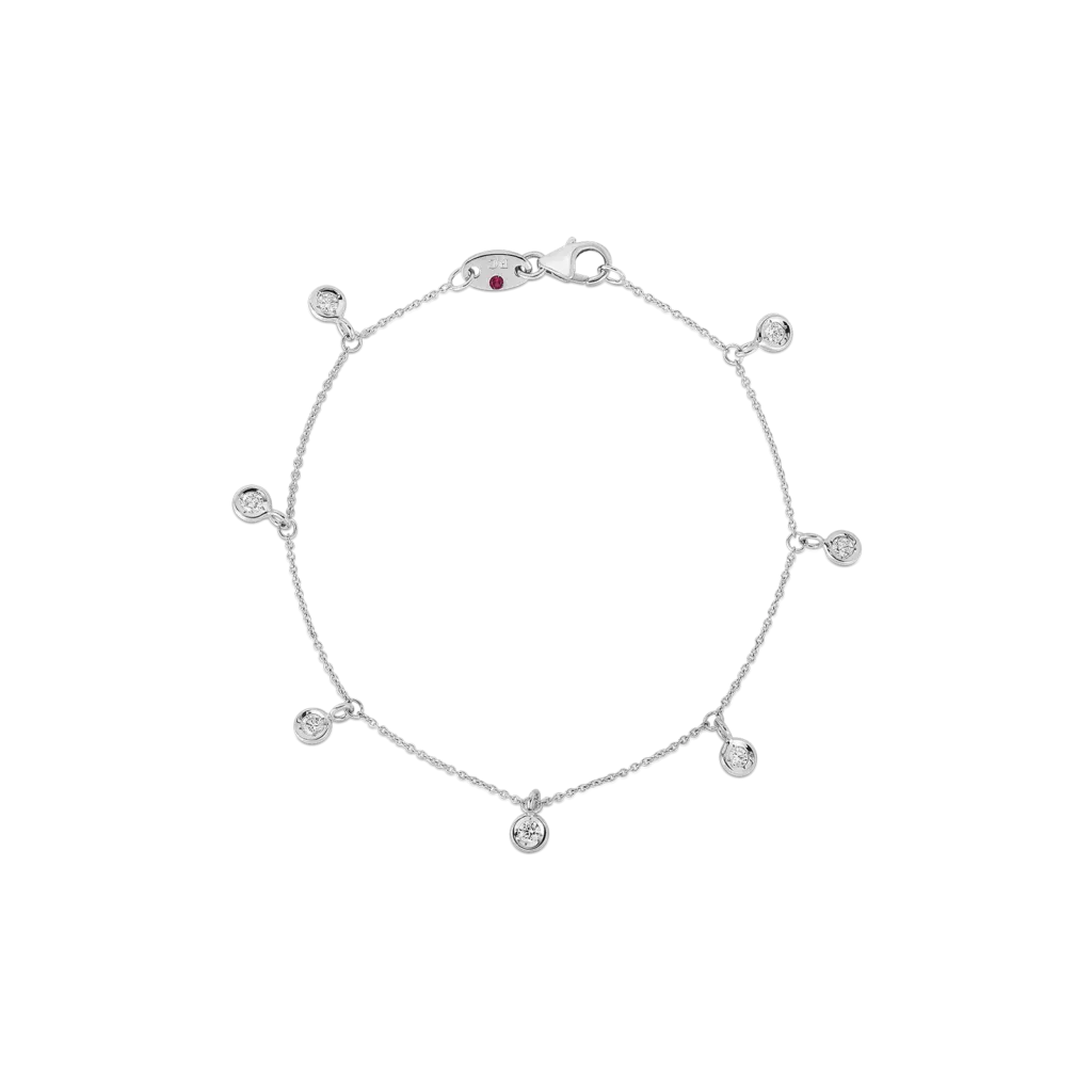 Roberto Coin 18k Gold Dangling Diamonds Bracelet