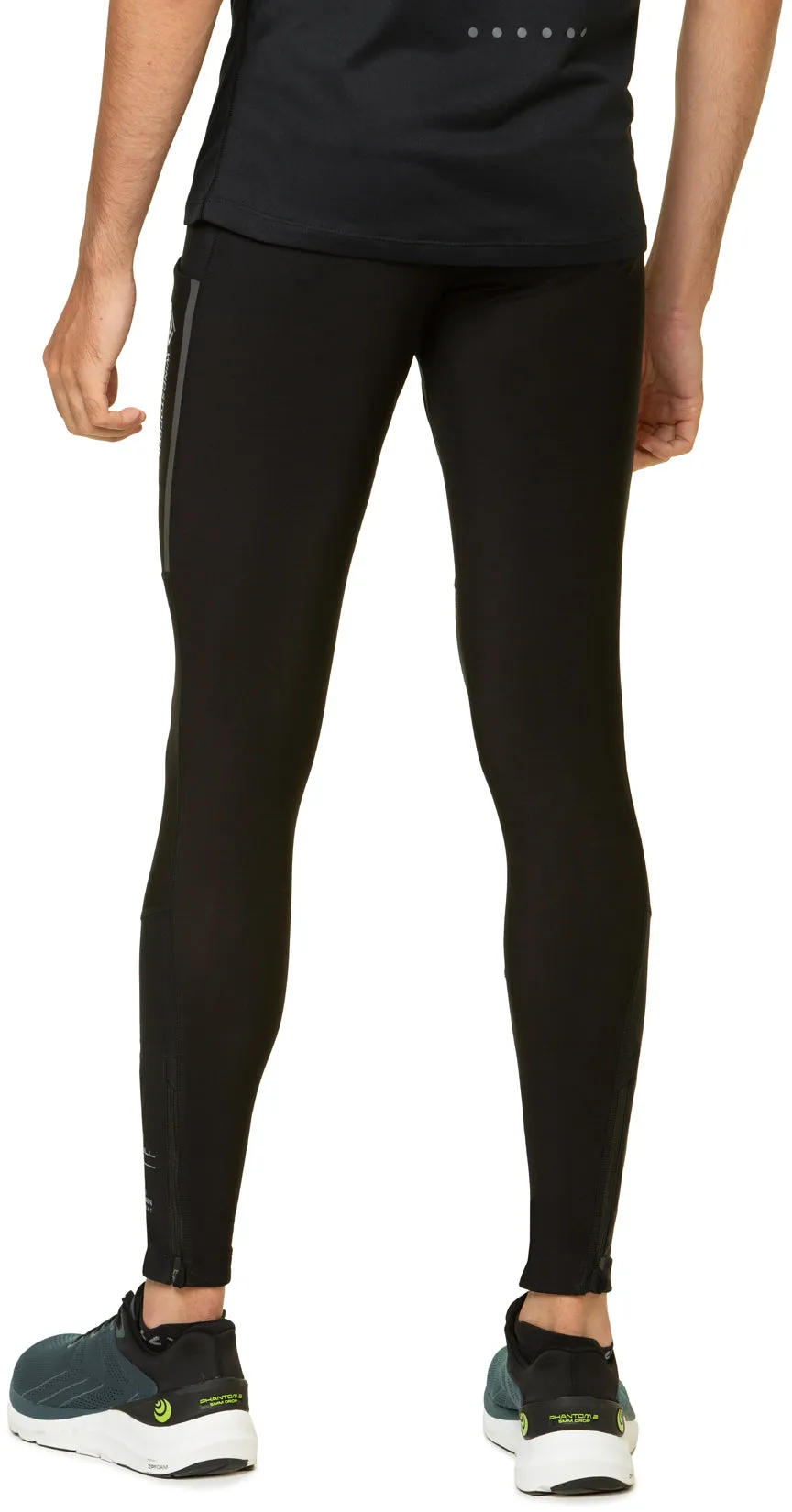 Ronhill Tech GORE-TEX Windstopper Mens Long Running Tights - Black