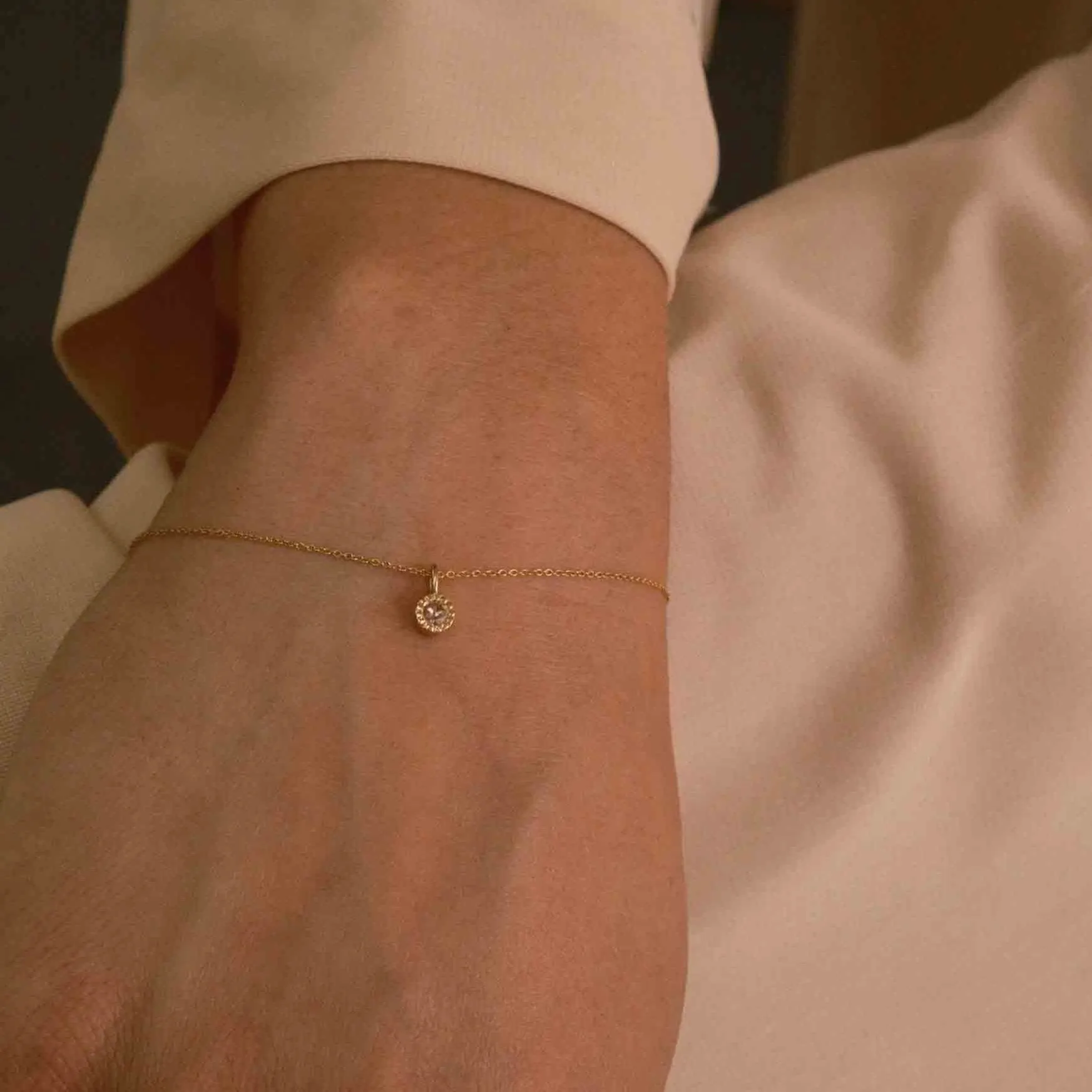Rose Cut Diamond Mazurka Bracelet