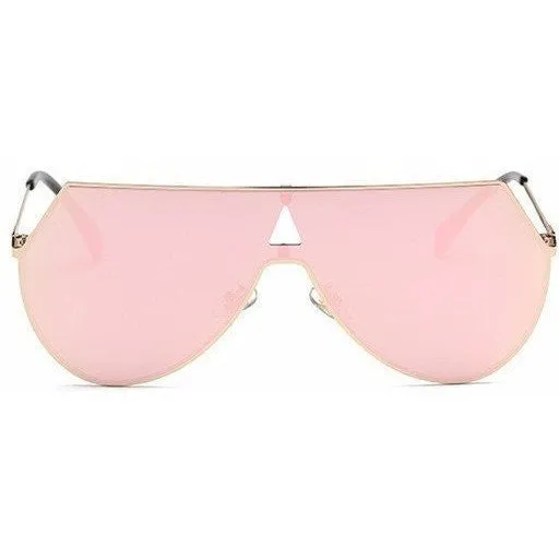Rose Mirrored "Lena" Aviators