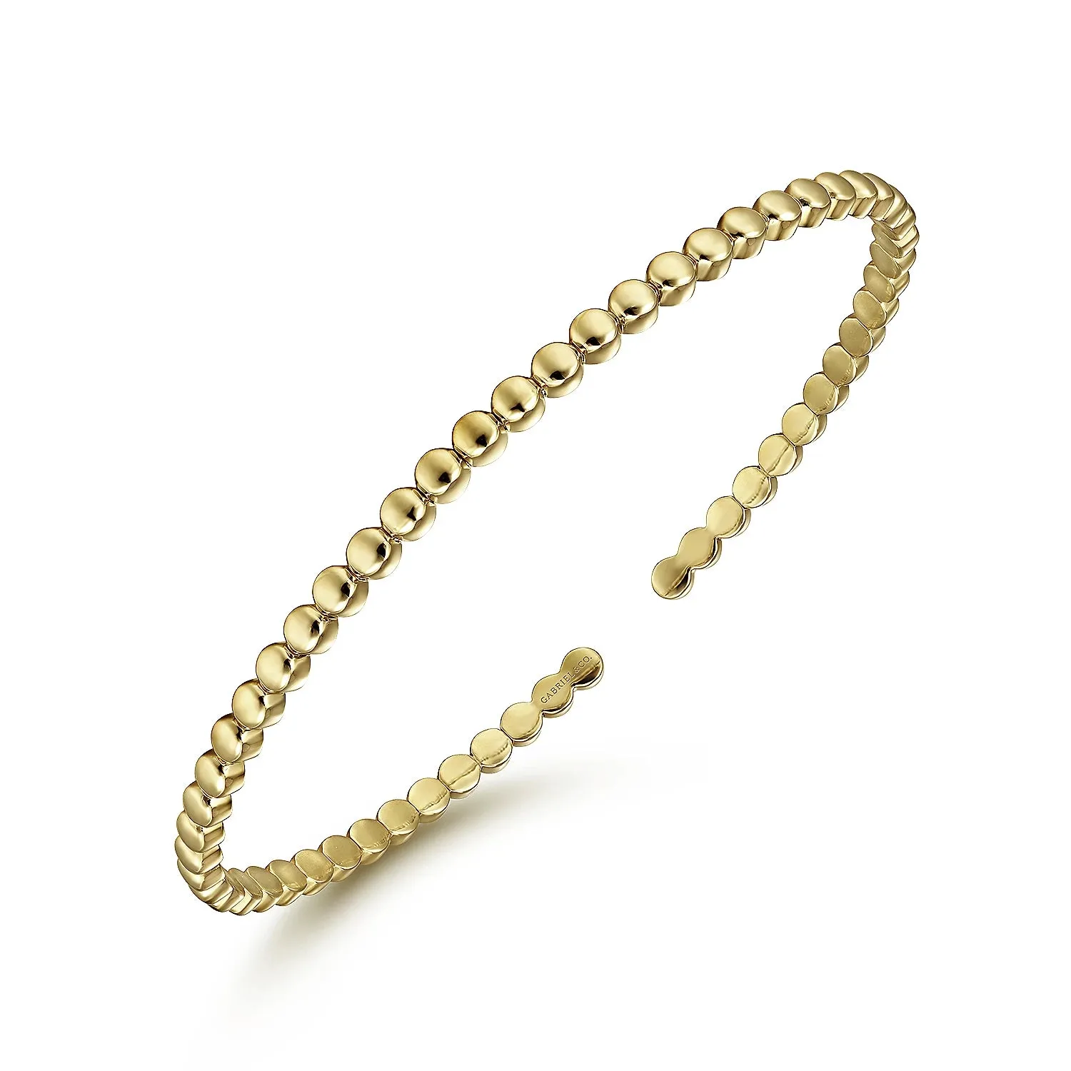Round Beaded Cuff Bracelet